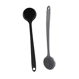 ARTSEWPLY 2 Stück Silikon Rückenbürste mit Langem Griff Teiliges...