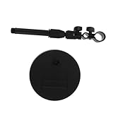 TOYANDONA Verstellbarer Mikrofonhalter Tischständer mit Runder Basis und...