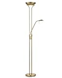 Home Sweet Home Stehleuchte LED Messing - Dimmbar R7s Hauptlicht & G9...