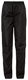 VAUDE Damen Women's Fluid Pants Regenhose, Schwarz, 40 EU