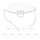 Operitacx 10 Stück Mundschutzmasken für Restaurants, Transparente...