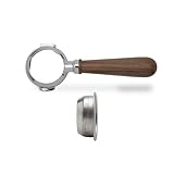 LELIT LELIT 58 Bottomless Portafilter mit ergonomischem Griff Wlw - Silber...