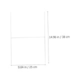 ORFOFE 6 Stück Teiliges H form Werbeaufsteller aus verzinktem vielseitigem...