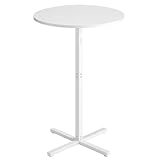 VASAGLE Bartisch, Stehtisch, Bistrotisch rund, Balkontisch Indoor, Kleiner...