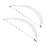 TOYZFRIENDY 2 Satz Augenbrauen Schablonen Satz aus Stabilem Acryl...