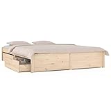 SKM Bett mit Schubladen 120x190 cm, Weight: 34.25 kg, 3103493