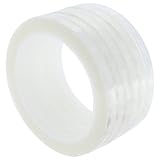 DECHOUS Transparentes Floristenband 6 Rollen 8mm X 66m – Wasserfestes...