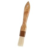 Naturborsten Backpinsel Mit Holzgriff - BBQ Küchenpinsel für Grill, Öl,...