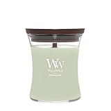 Woodwick Kerze, mittelgroß, Ethereal Haze, frischer Duft