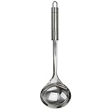 Fackelmann Schöpflöffel 32 cm OVALGRIFF, praktische Suppenkelle aus...