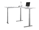 höhenverstellbarer Schreibtisch Ben – Ergonomischer Bürotisch in Weiß...