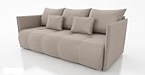 Verona Idee Sofa mit Schlaffunktion Beige Paros 2 Moderne Stil Sofa zum...