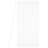 LIFKOME 20 Stück Teiliges Abs Hohles Vierkantrohr für DIY Bastelmodelle...