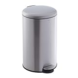 CASABEL Mülleimer Küche 50L - 100% Edelstahl, Resistent gegen...