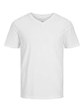 JACK & JONES Herren V-Neck T-Shirt JJEORGANIC Basic - Regular Fit S M L XL...