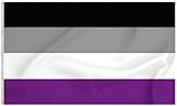 Storm&Lighthouse Asexuelle Flagge, Asexualitäts flagge, ACE, Flagge der...