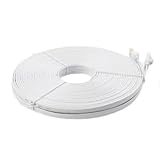 JICICUXI 10m Lan Kabel Cat 7 Netzwerkkabel Flach für 10 Gigabit Ethernet...