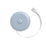 Kompaktes Maßband, Blau, 1,5 Meter Länge, Einziehbar, 5,2x5,2 cm, 22g,...