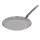 de Buyer - Crêpe-Pfanne MINERAL B aus Eisenstahl - 30 cm - 5615.30, Silber