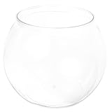 24cm Mini Aquarium Goldfischglas Kleines Aquarium Rund Fisch Aquarium...