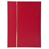 Exacompta 21143E Premium Briefmarken-Sammel-Album Classic mit schwarzen 32...