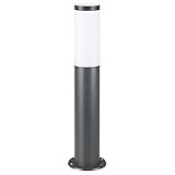 MONZANA® Außenlampe Edelstahl 50cm E27 Fassung IP44 Wetterfest Stehend...