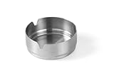 HENDI Aschenbecher, mit Zigarettenhalter, ø80x(H)30mm, Stapelbar,...