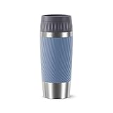 Emsa Travel Mug Easy Twist Edelstahl-Isolierbecher, 360 ml,...