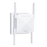 WLAN Verstärker 1200Mbit/s WiFi Repeater Dualband 2,4GHz+5GHz WiFi Booster...