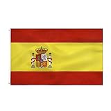 Spain Flag Bandera española 90 x 150 cm- Spanische Flagge Polyester...
