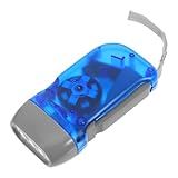 Parliky Handkurbel LED Taschenlampe Kompakt Grün Batteriefrei Langlebig...