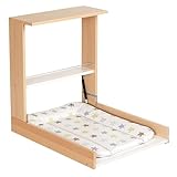 Geuther Wand Wickelregal Wicki I Wickeltisch klappbar inkl. Wickelauflage I...