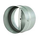 Easy Act Rückstauklappe 125 mm mit Gummidichtung, Rückschlagklappe aus...