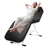 soudesileim Massageliege Klappbar 91x60x20cm, Massagebett Höhenverstellbar...