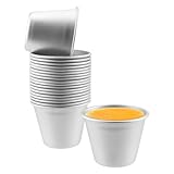 YIXNSW 20 Stücke Puddingformen Puddingform Aluminium Kleine Puddingform...