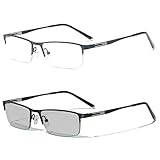 laureles Photochromische Lesebrille für Herren, quadratisch, Metall,...