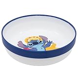 Stitch zweifarbige wiederverwendbare Kinderschüssel mit rutschfestem...