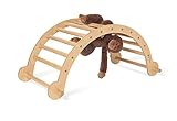 PINOLINO Kari Kletterbogen & Wippe, 2-in-1 Kinder Spielgerät, sicher &...