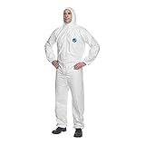 DuPont Tyvek 200 EasySafe | Chemikalienschutzkleidung mit Kapuze, Kategorie...