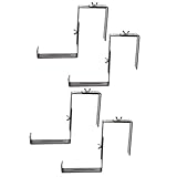 FUNOMOCYA 4 Stück Blumentopfständer aus Pulverbeschichtetem Eisen Kleiner...
