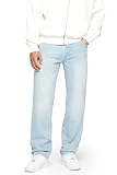 Burocs Basic Straight Fit Jeans - Sand Blue - Jeans Herren - 5-Pocket-Style...