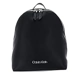 Calvin Klein Damen Rucksack Round BP SM aus Kunstleder, Schwarz (Black),...