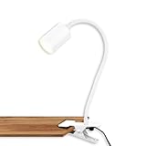 BRILONER - Schreibtischlampe mit Kabelschalter, Warmweiße Lichtfarbe,...