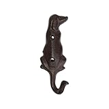 Zemusinet Dekorativer Eisenaufhänger in Hundeform mit Haken in Hundeform,...