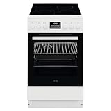 AEG Standherd mit Glaskeramik-Kochfeld, 50cm, A, 1 Paar Teleskopschienen,...