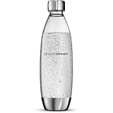 SodaStream 1L Kunststoffflasche Fuse mit Edelstahl-Elementen, 1er-Pack