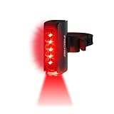 FISCHER Fahrrad LED-Akku Rücklicht Twin Stop, mit 360° Bodenbeleuchtung...