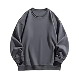 Jamicy Sweatshirt Herren Sweater Einfarbig Langarm Unterhemd Männer...