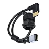 Fpbiagoq Video-Verlängerungskabel, wasserdichter 4K60-Hz-Anschluss für...