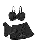 Arshiner Badeanzüge für Mädchen Bikini Set 3-teilige Bademode Top+Rocks...